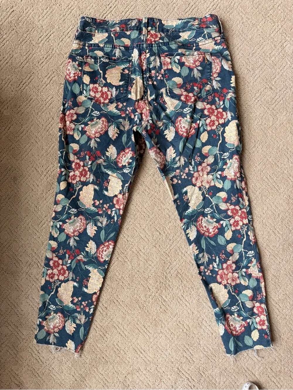 Vintage America Floral Jeans